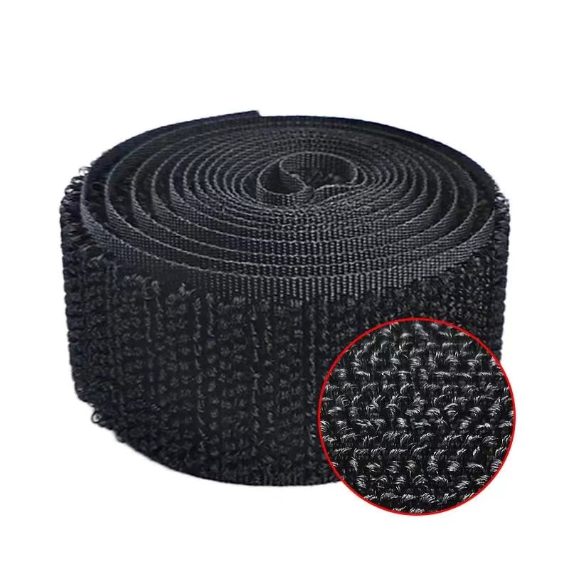 Ecofriendly Soft Ultra Thin 20mm 50mm Molded 100 Nylon Material Straps Injection Un-Napped Hook and Loop Tape