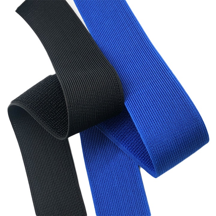 High Quality Soft Hook And Loop Elastic Belt Luggage Stretch Elastic Hook Band Loops